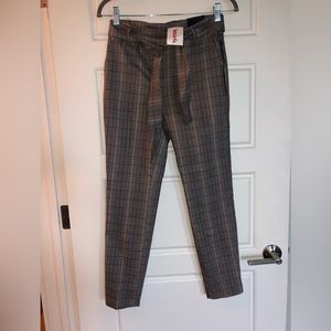 Plaid slacks